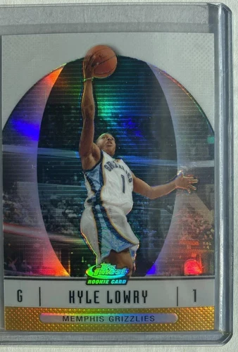 2006-07 Topps Finest - Gold Refractor #58 Kyle Lowry /50 (RC)