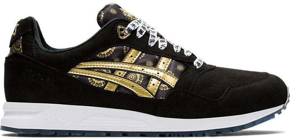 NEW Asics Gel Saga Black Rich Gold RETRO NEW/BOX ASICS TIGER Men main image 4