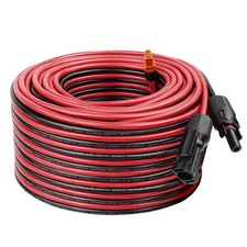Solar to XT60i Cable - 75FT Solar Panel Adapter Connector XT60i-F Extension f...