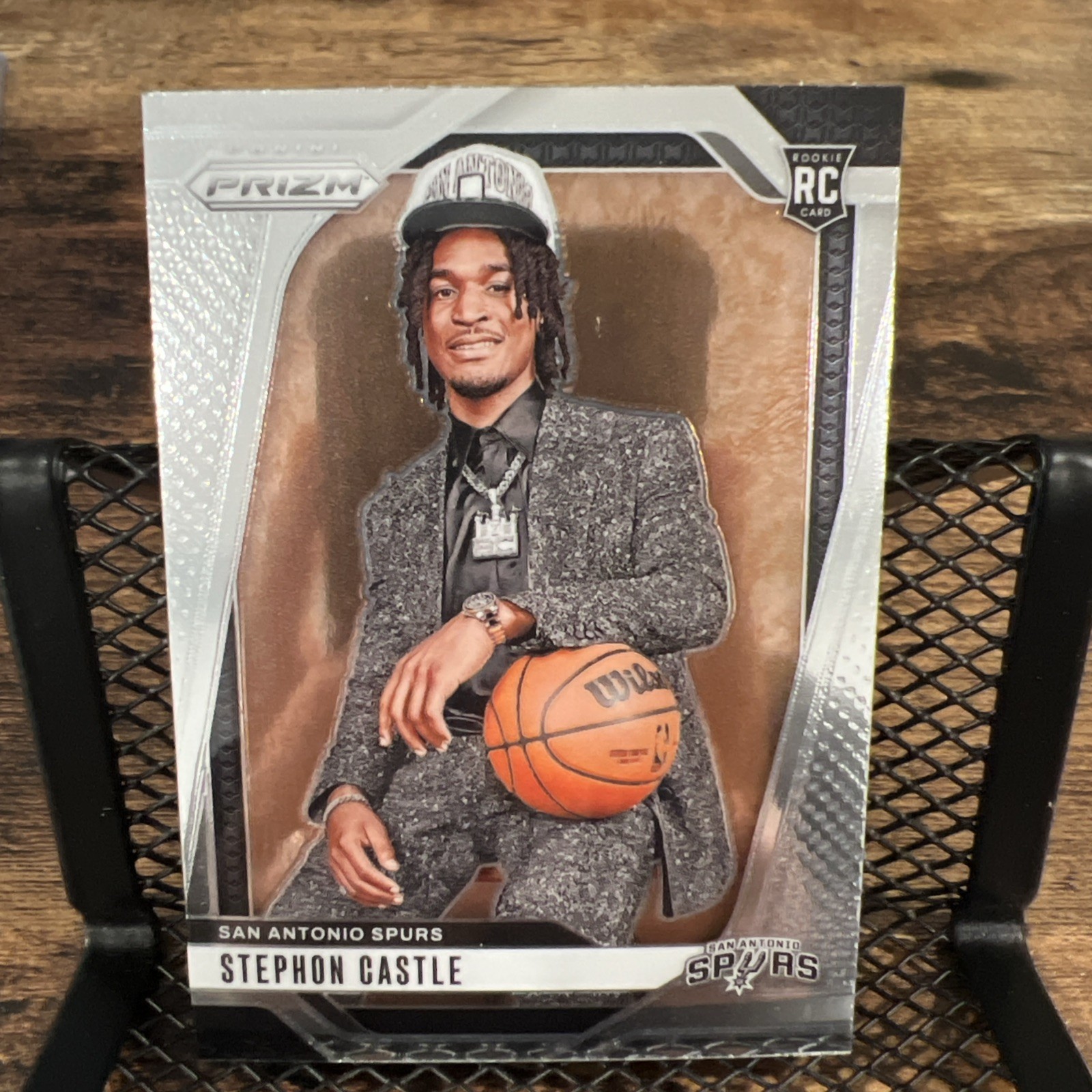 2024-25 Panini Prizm Stephon Castle Image Variation #234 (RC) San Antonio Spurs
