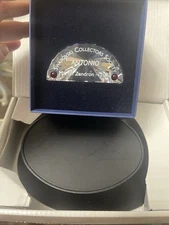 Swarovski Crystal SCS ANTONIO Title Plaque & Stand ~ NEW IN BOX