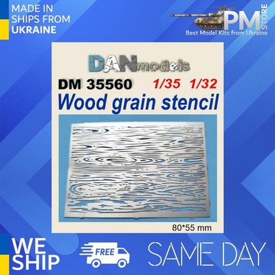 Dan Models 35560 1/35 Wood grain stencil 80/55mm