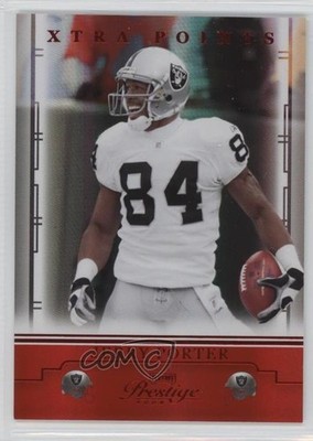 2008 Playoff Prestige Xtra Points Red 39/100 Jerry Porter #72 0f6