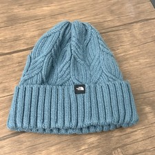 North Face Cable Minna Beanie Women s One Size Teal Good Condition