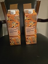 2 Bath Body Works Gentle Clean Foaming Hand Soap Refill Vanilla Coconut 32 oz/ea