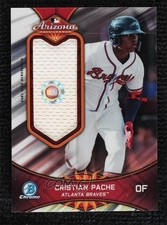 2019 Bowman Chrome 2018 AFL Fall Stars Relics 34/99 Cristian Pache #AFLR-CP 0rf