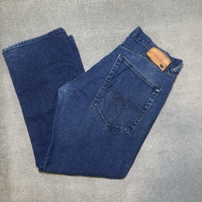Ecko United Jeans Mens 38x32 Y2K Denim Pants Slim Straight Leg Grunge #835