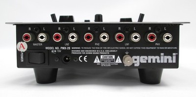gemini PMX-20 デジタルパフォーマンスミキサー Gemini PMX-20 Digital DJ Performance Mixer - Phantom Dynamics