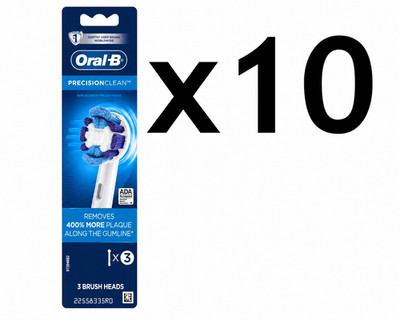30 ORAL-B Precision Regular Original Teeth Replacement Tooth Brush Head Heads