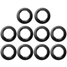 Push Nuts 5/8 Dolly Wheel Lock Washers Spring Steel Push-On Axle Clips 10 Pack