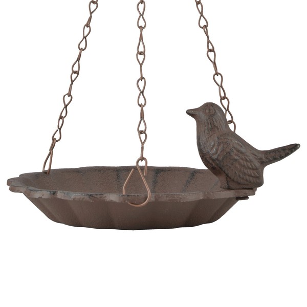 Esschert Design VogelträNke Vogelbad Vogelbecken Futterschale Guss Vogel-image