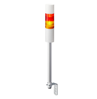 Patlite LR5 Serie 50 mm 2-stufiger LED-Signalturm LR5-201LJBW-RY.