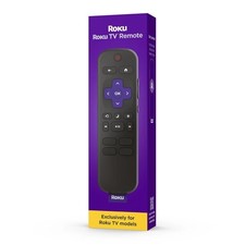 Roku TV Remote Control - Simple Setup  App Shortcuts - Compatible with Roku TV