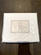 SPIRIT LINEN HOME - Oxford Collection Embossed Chevron Queen Sheet Set