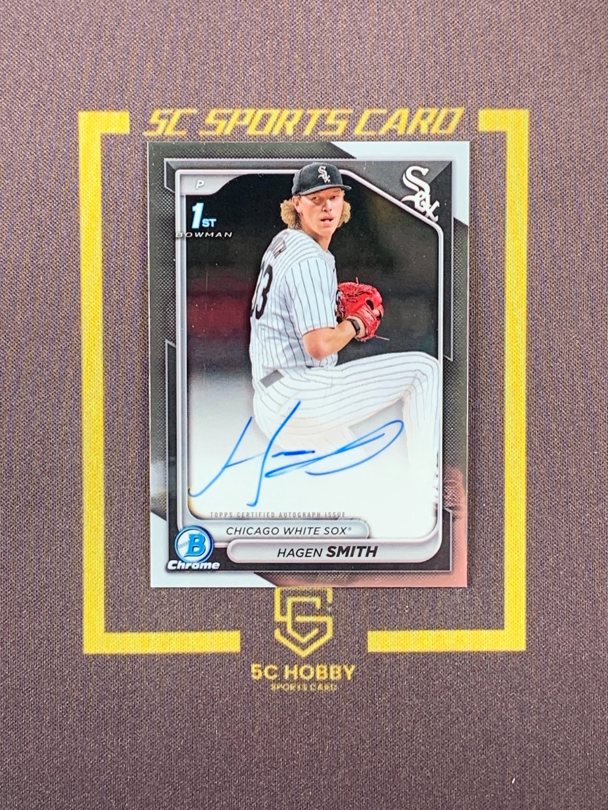 2024 Bowman Chrome 1st Prospects Chrome Auto Hagen Smith FCJX