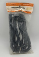 Radio Shack REALISTIC Stereo Headphone Coil Cable 24' Extended 42-2443 Vtg