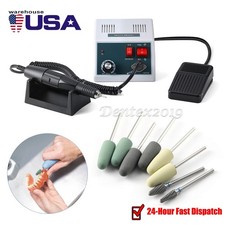 Dental Resin Base Acrylic Polishing Kit Burs/Hand Grinder 204 Handle Micromotor
