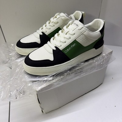 Calvin Klein Blayne Men s Sneakers Size 11 White Green Black New in Box