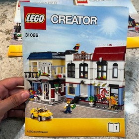Lego Creator Instruction Manual Lot 31026 4996 31058 Bike Shop Beach House Dino