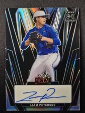 2024 Leaf Metal Liam Peterson RC Auto 2/5 Rookie Autograph BA-LP1 Florida Gators