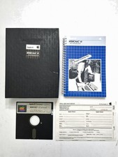 Vintage 1980s Apple III VisiCalc III Diskette Disk, Manual, Display Box