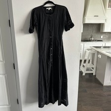 LoveShackFancy Edie Dress Black Size Small