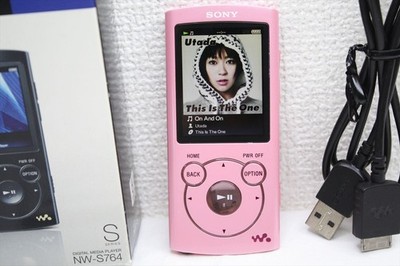 Sony Walkman NW-S764 8GB Vivid Pink Disney Digital Music Player Englisch #556