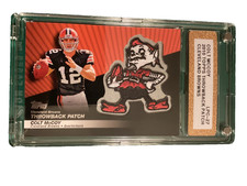 2010 Topps Logo Patch Collection Colt McCoy #LPC27  Browns w/ Zion Mag Pro Case