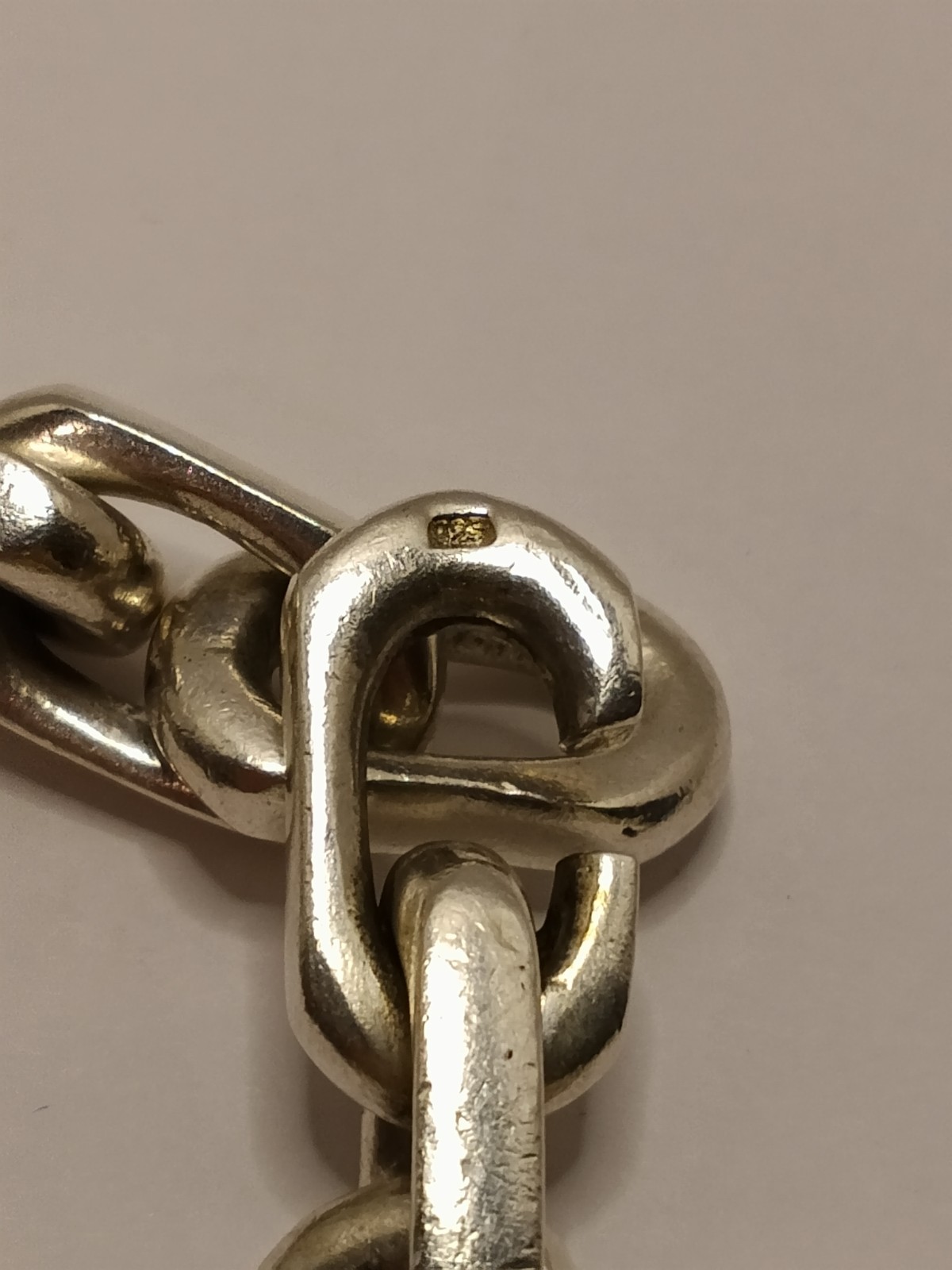 Extremely Heavy Cable Link Sterling Silver Neckla… - image 6