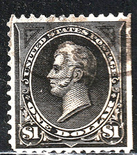 #276 US $1.00 BLACK TYPE 2 PERRY-USED-N/G-FINE