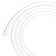 Clear Plastic Tubing, 0.39Inch(10mm) ID 0.51Inch(13.0mm) OD, 16ft(5m) Length