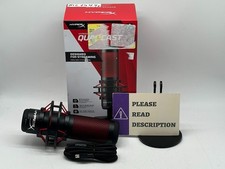 HyperX QuadCast   USB Condenser Microphone - Black/Red