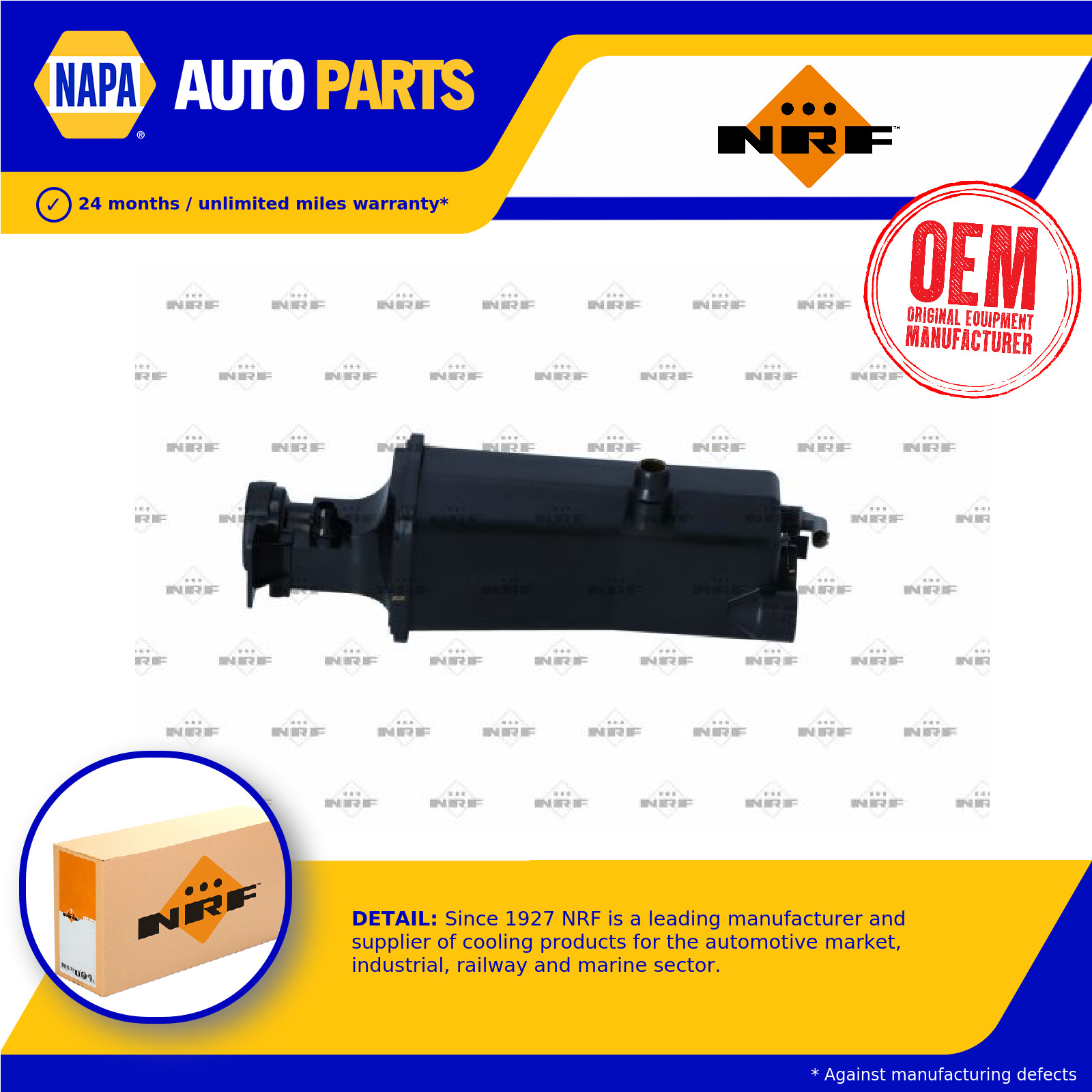 Coolant Expansion Tank 454002 NRF 17111436413 17117573751 17117573781 Quality