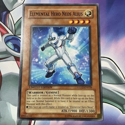 Elemental Hero Neos Alius GLD2-EN028 Limited Edition Common Yugioh