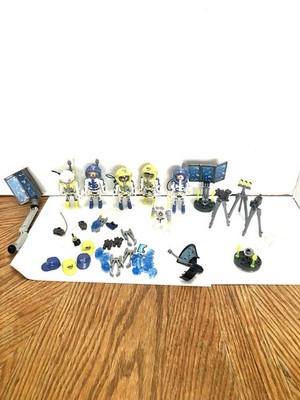 Playmobil Mars Astronauts Lot 6 Figures Some Accessories Read Incomplete