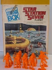 Marx  Toy Plastic Astronaut Space Men 11 Pieces , 2-2.5 inch Figures W/Box .