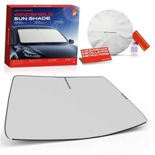 Windshield Sun Shade, Foldable Car Sun Shade with Storage Bag
