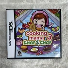 Cooking Mama 3 Shop & Chop Cooking Nintendo DS NTSC 2009 Manual Included