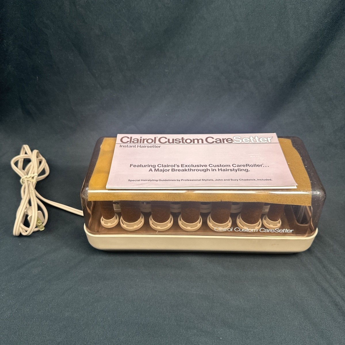 Clairol Custom Care Setter Velvet Flocked Hot Rollers Hair 