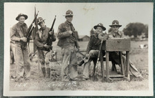 WWI Army Soldiers Company I- 10th Division Real Photo Postcard RPPC