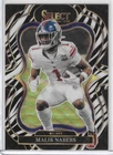 2025 Panini Select Football Zebra Malik Nabers #394