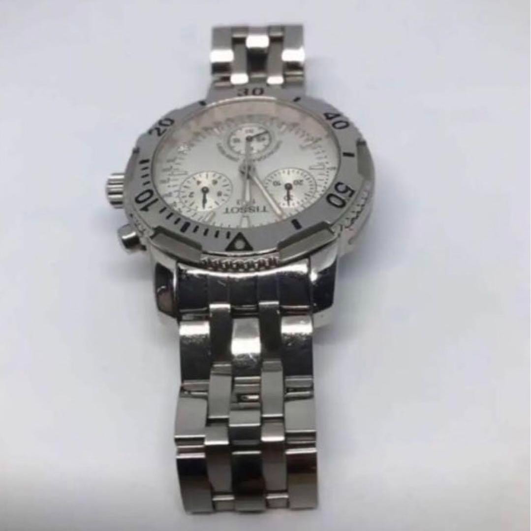 TISSOT PRS200 T362/462 Chronograph Quartz Silver Dial Stainless