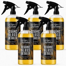 Car Ceramic Detailer 5 x 1000ml Gloss Sealant Coating Water Beading Spray Wax