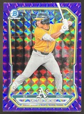 2026 Bowman Shotaro Morii Chrome Prospects Purple Geometric Refractor #/250