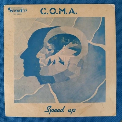 C.O.M.A. Speed Up /Crazy Missil NPS 00335 Giuseppe Guarrella 45 Giri Italo-Disco - Bild 1 von 4