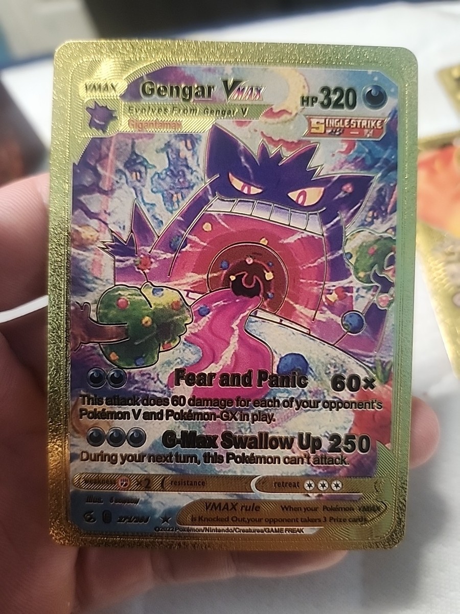 え*ん様 Gengar VMAX ゴールドカード Gengar Vmax Gold Foil | eBay