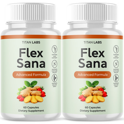 (2 Pack) Flex Sana Advanced Joints & Mobility Support Formula FlexSana 60 Caps