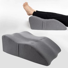 Leg Elevation Pillow with Soft Memory Foam, Wedge Pillow for Reading, Rest, S...
