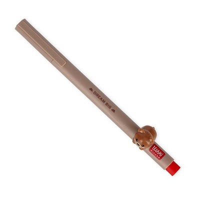 Legami Gel Stift Teddy Bär Lovely Friends - Nachfüllbarer Gel Pen Deko-Tierchen 