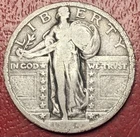 1924 Standing Liberty Quarter. Free Shipping